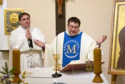Symbole ŚDM w Łasinie