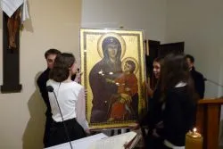 Symbole ŚDM w Łasinie