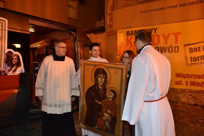 Symbole ŚDM w Wąbrzeźnie