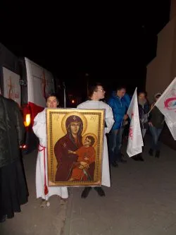 Symbole ŚDM w Działdowie