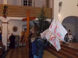 Symbole ŚDM w Działdowie