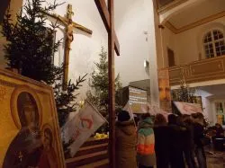 Symbole ŚDM w Działdowie