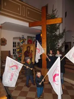 Symbole ŚDM w Działdowie