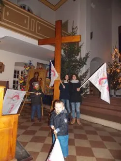 Symbole ŚDM w Działdowie