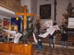 Symbole ŚDM w Działdowie