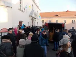 Symbole ŚDM w Działdowie