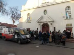 Symbole ŚDM w Działdowie