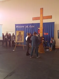 Symbole ŚDM w Działdowie