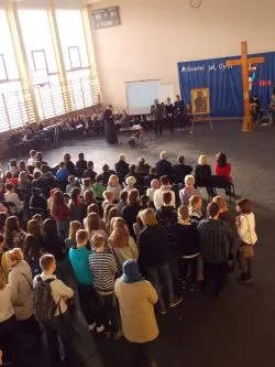 Symbole ŚDM w Działdowie