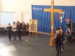 Symbole ŚDM w Działdowie