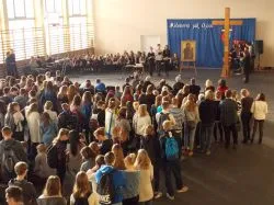 Symbole ŚDM w Działdowie