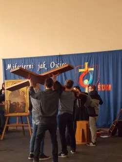 Symbole ŚDM w Działdowie