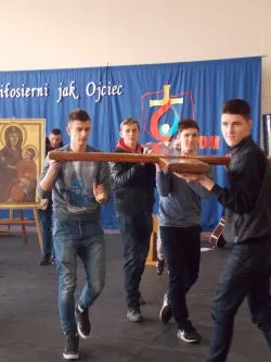 Symbole ŚDM w Działdowie