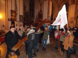 Symbole ŚDM w Brodnicy