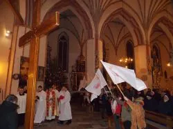 Symbole ŚDM w Brodnicy