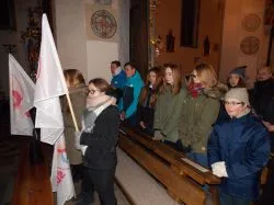 Symbole ŚDM w Brodnicy