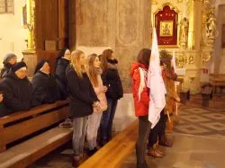 Symbole ŚDM w Brodnicy