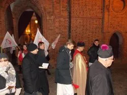 Symbole ŚDM w Brodnicy
