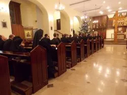 Symbole ŚDM w Wyższym Seminarium Duchownym w Toruniu