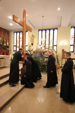 Symbole ŚDM w Wyższym Seminarium Duchownym w Toruniu
