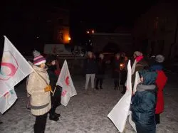 Symbole ŚDM w Kowalewie Pom.