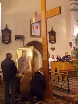 Symbole ŚDM w Kowalewie Pom.