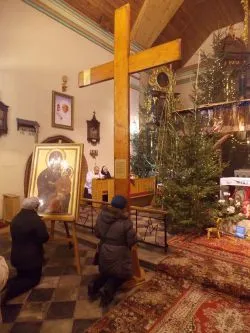Symbole ŚDM w Kowalewie Pom.
