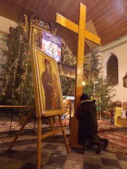 Symbole ŚDM w Kowalewie Pom.