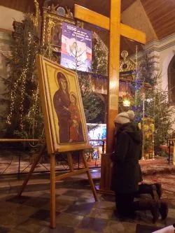 Symbole ŚDM w Kowalewie Pom.
