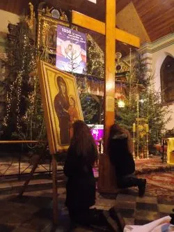 Symbole ŚDM w Kowalewie Pom.