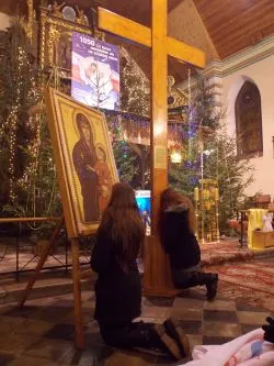 Symbole ŚDM w Kowalewie Pom.