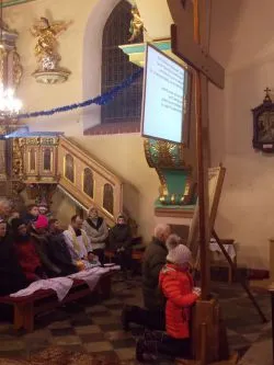 Symbole ŚDM w Kowalewie Pom.