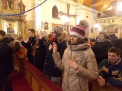Symbole ŚDM w Kowalewie Pom.