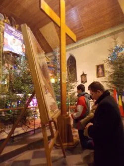 Symbole ŚDM w Kowalewie Pom.