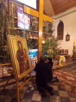 Symbole ŚDM w Kowalewie Pom.