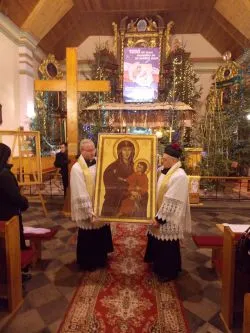 Symbole ŚDM w Kowalewie Pom.