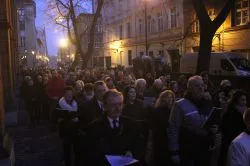 Procesja rezurekcyjna i Msza Zmartwychwstania Pańskiego w katedrze Świętych Janów