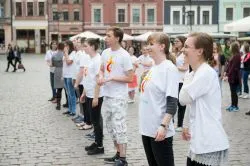 Fishmob - Toruń tańczy dla św. Jana Pawła II