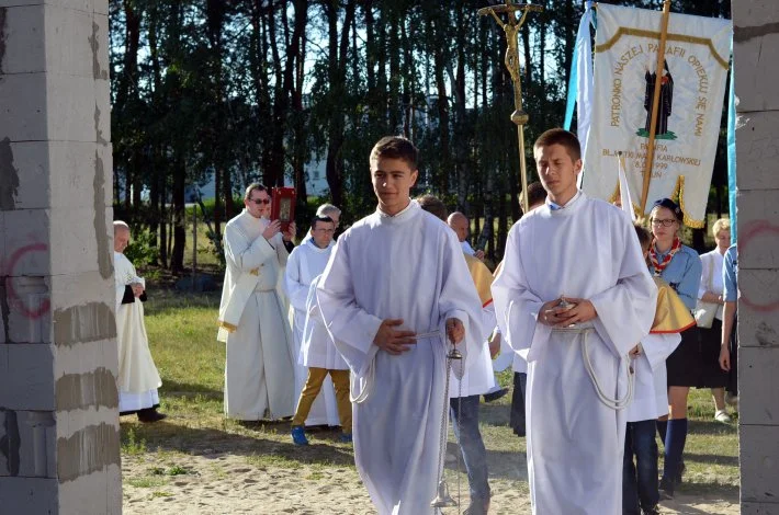 Wmurowanie kamienia węgielnego w kościele pw. bł. Marii Karłowskiej