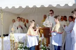 Wmurowanie kamienia węgielnego w kościele pw. bł. Marii Karłowskiej