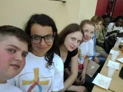 Pielgrzymi ŚDM z Gabonu w Kowalewie Pom. i Wielkiej Łące