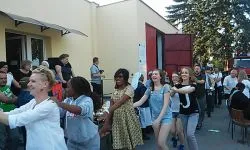 Pielgrzymi ŚDM z Gabonu w Kowalewie Pom. i Wielkiej Łące