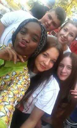 Pielgrzymi ŚDM z Gabonu w Kowalewie Pom. i Wielkiej Łące