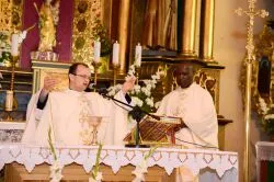 Pielgrzymi ŚDM z Gabonu w Kowalewie Pom. i Wielkiej Łące