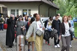 Pielgrzymi ŚDM z Gabonu w Kowalewie Pom. i Wielkiej Łące