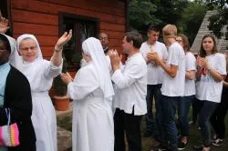 Pielgrzymi ŚDM z Gabonu w Jabłonowie Pomorskim