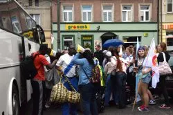 Pielgrzymi ŚDM z Gabonu w Górznie