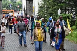 Pielgrzymi ŚDM z Gabonu w Górznie