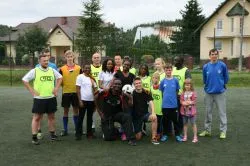 Pielgrzymi ŚDM z Gabonu w Nowym Mieście Lubawskim