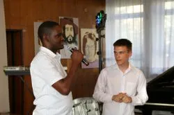 Pielgrzymi ŚDM z Gabonu w Nowym Mieście Lubawskim